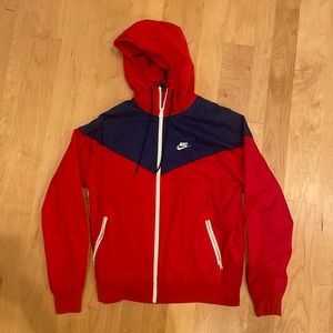 Nike Size Small Red/Blue Windbreaker